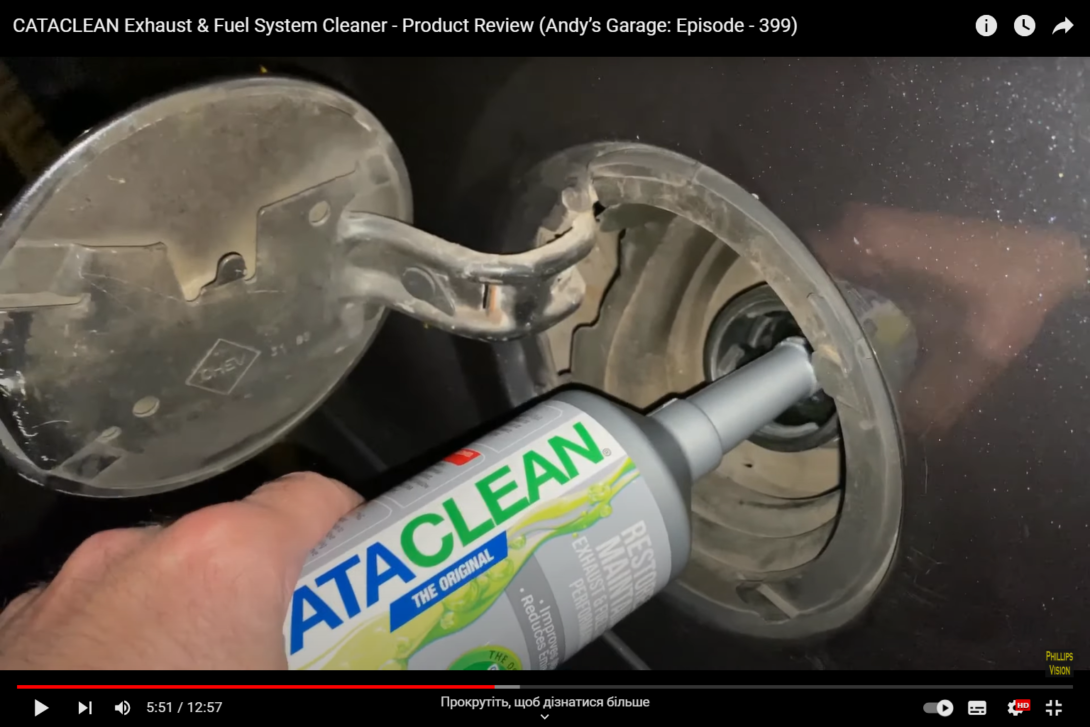 Cataclean in use